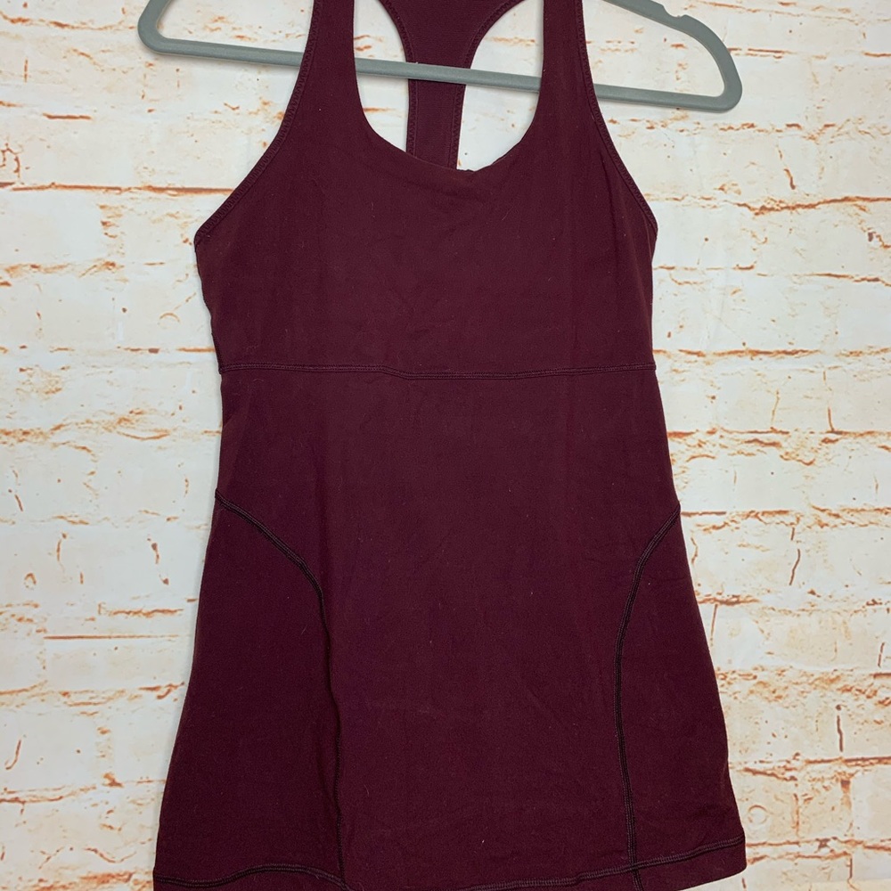 Lululemon, power up II tank, fitted, 8